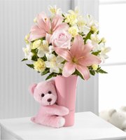 The FTD� Baby Girl Big Hug� Bouquet