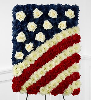 The FTD� Glory Be� Flag Tribute