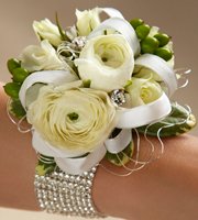 The FTD� White Wedding Corsage